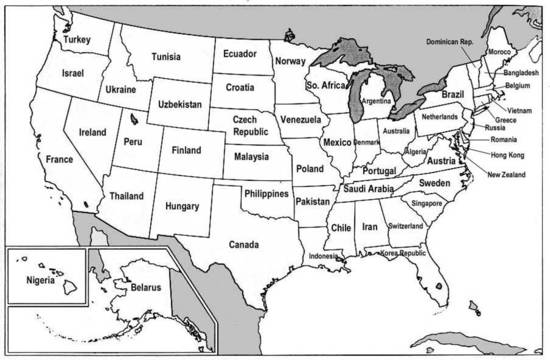 US States and countries with similar GDPs