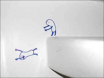 Mother Toilet Drawing